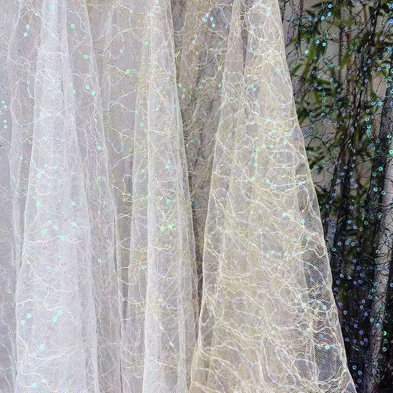 Embroidery Abaya - Tkanina na sukienkę wieczorową z francuskiego