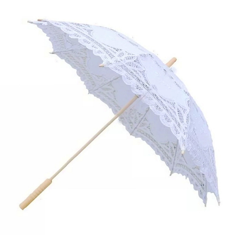 Embroidery Wedding - Nowy Vintage koronkowy parasol ręcznie haftowany