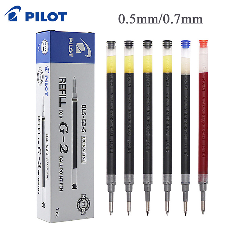 Pilot Pen G2 - 6 sztuk japonia Pilot żel wkład