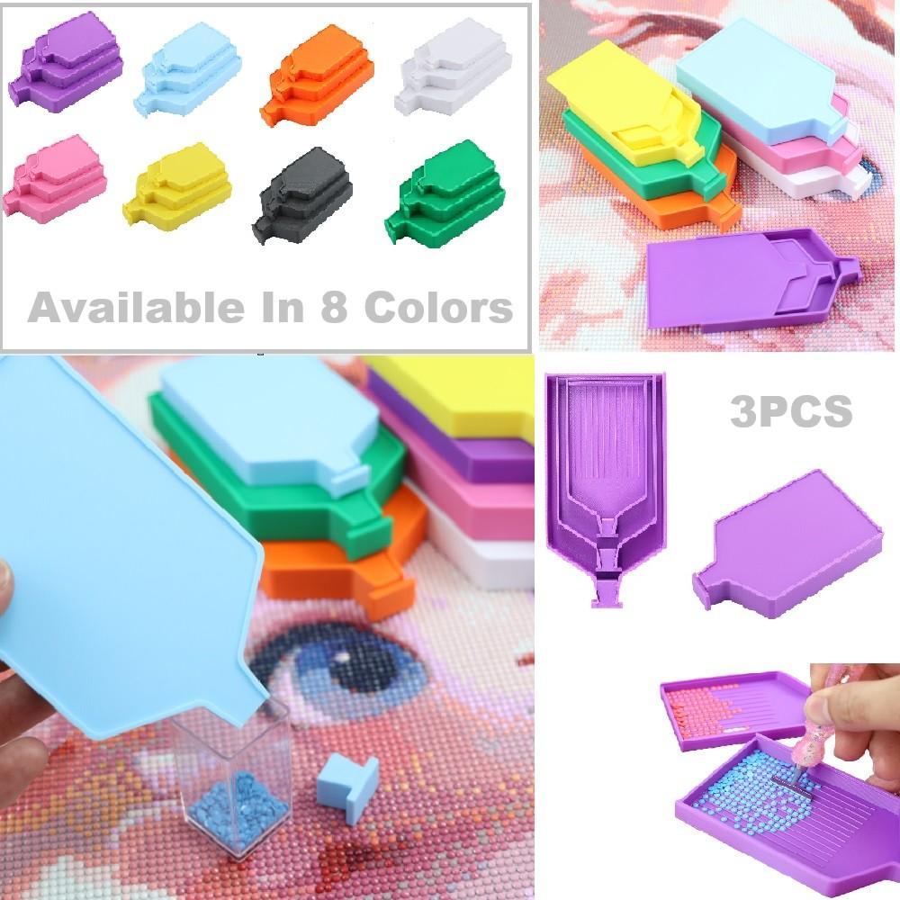 Embroidery Kit Starter - DIY 3 szt. Tace do malowania
