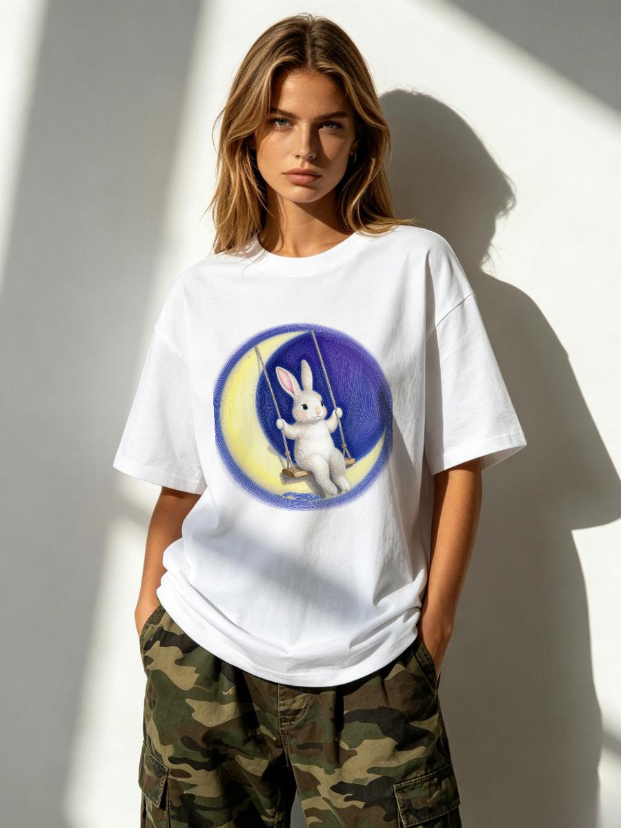 Embroidery Moisturizer - Koszulki T-shirt Odprowadzające Wilgoć Wysoki Niski