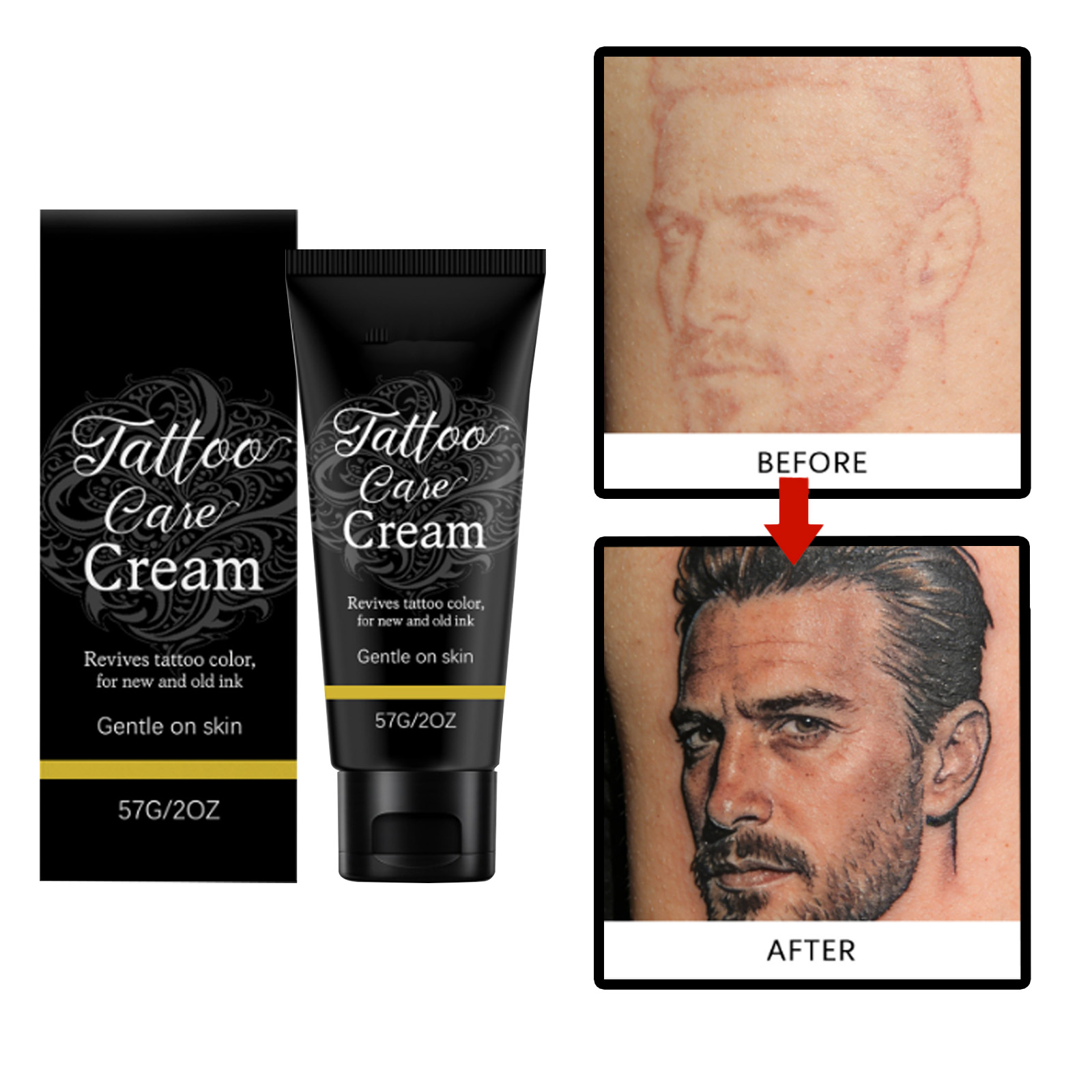 Embroidery Moisturizer - Krem do pielęgnacji tatuaży, utrwalający kolor,