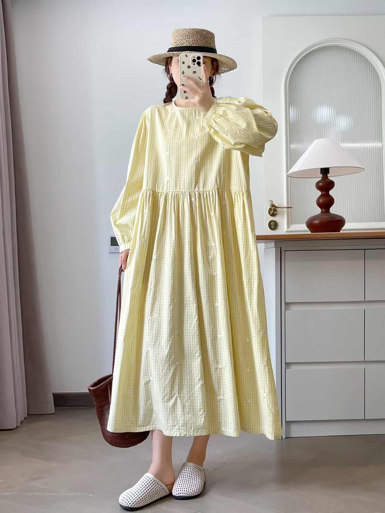 Sukienka damska w stylu mori g – Embroidery Yellow Dress recenzja i cena