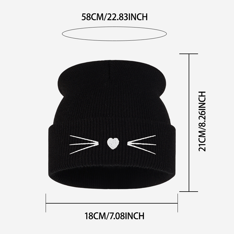 Urocza czapka z dzianiny z haf – Embroidery Xmas Decorations recenzja i cena