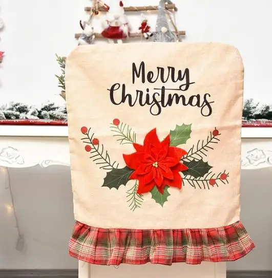 4/6/8szt Świąteczny pokrowiec  – Embroidery Xmas Decorations recenzja i cena