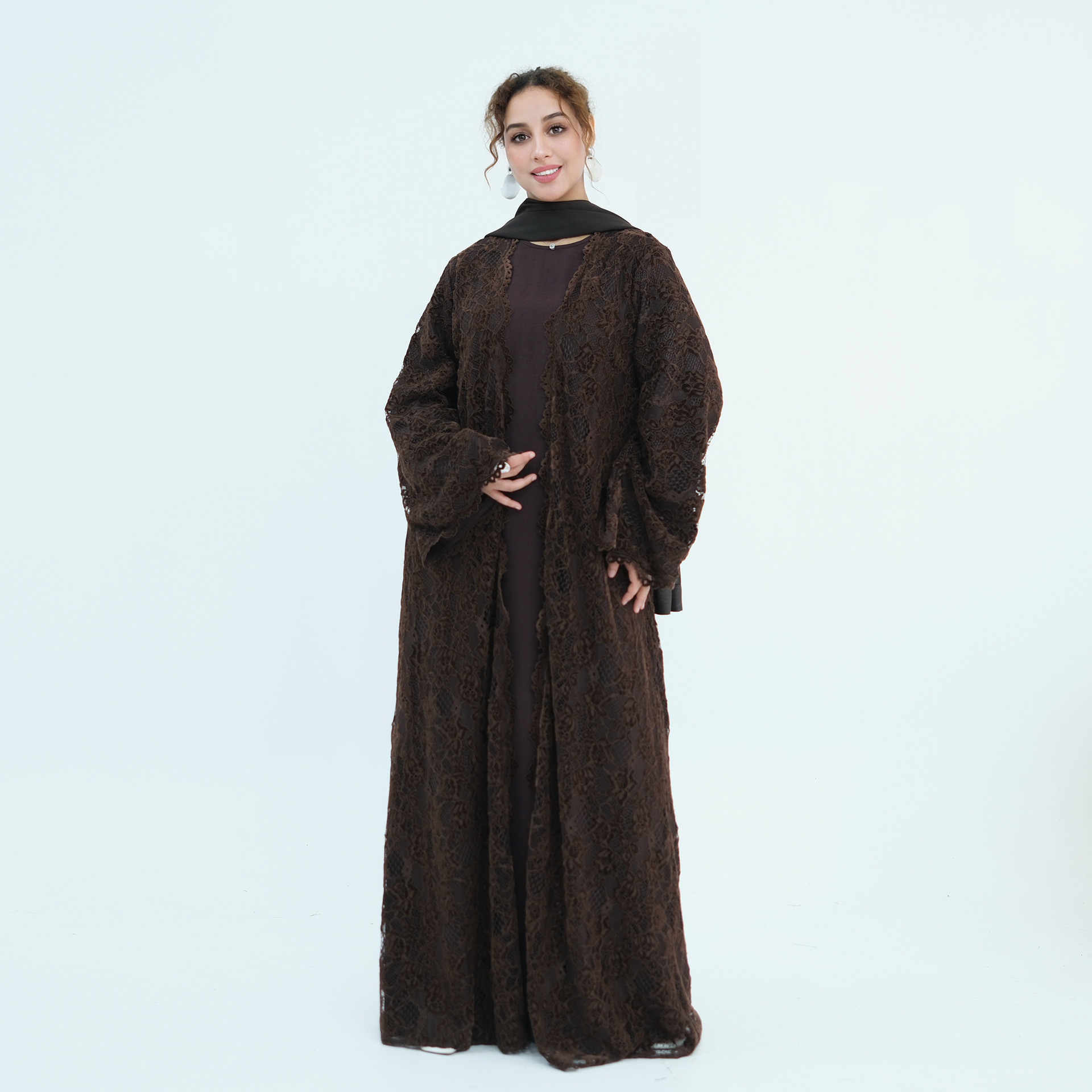 Sukienka Abaja z Koronką Damsk – Embroidery Abaya recenzja i cena