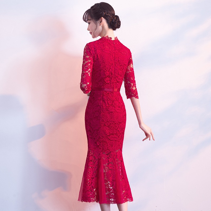 Suknia ślubna toastowa Cheongs – Embroidery Abaya recenzja i cena