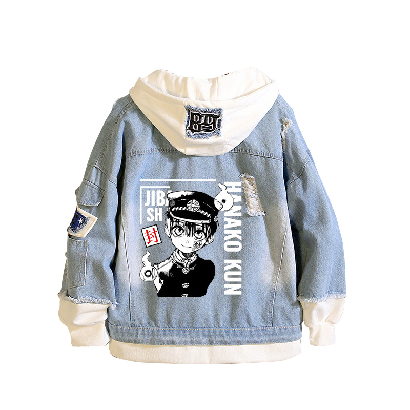 Toaleta Hanako-kun denimowa ku – Embroidery Jacket Jeans recenzja i cena