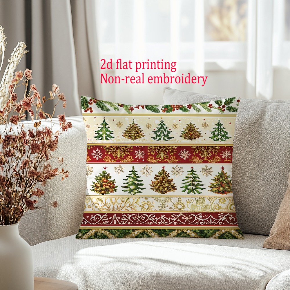2 szt., płaskie poszewki na po – Embroidery Xmas Decorations recenzja i cena