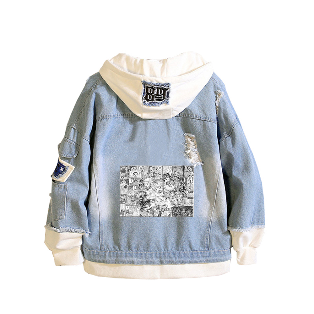 Kurtki jeansowe z anime The Pr – Embroidery Jacket Jeans recenzja i cena