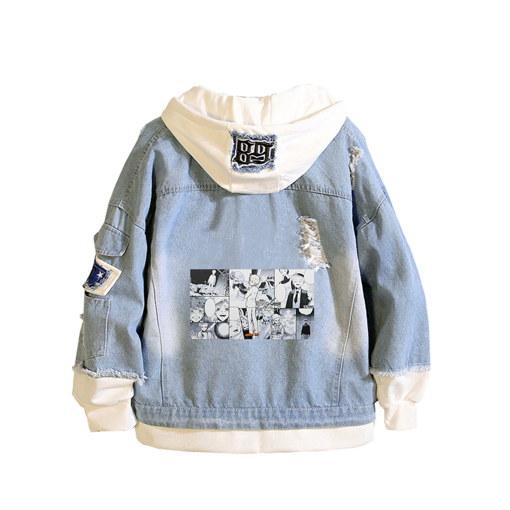Kurtki jeansowe z anime The Pr – Embroidery Jacket Jeans recenzja i cena