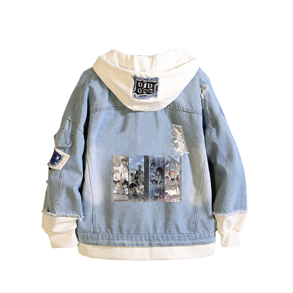 Kurtki jeansowe z anime The Pr – Embroidery Jacket Jeans recenzja i cena
