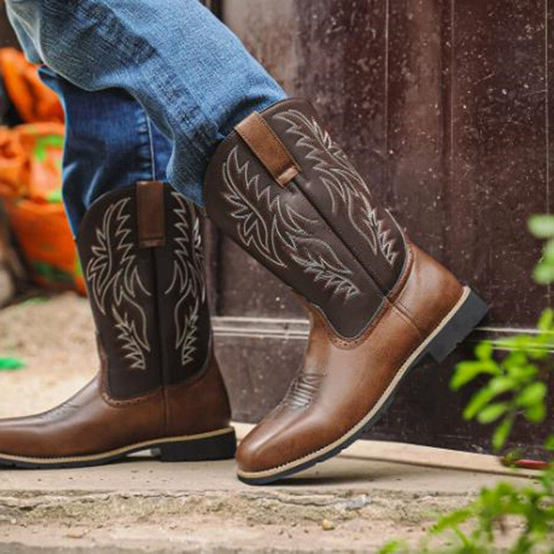 Nowe męskie wysokie buty z haf – Embroidery Fabric recenzja i cena