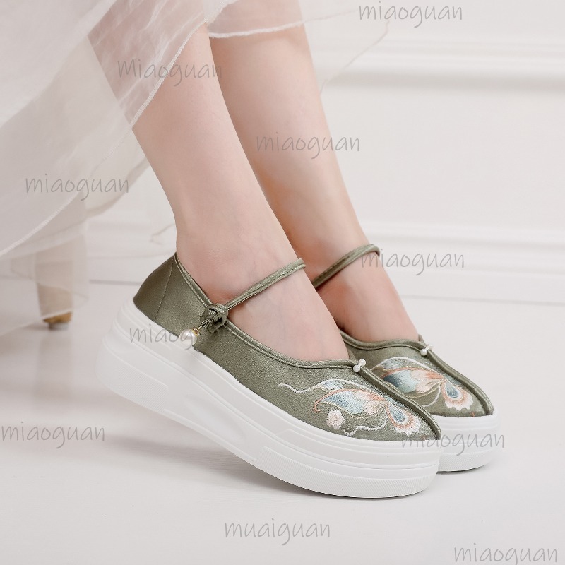 Damskie buty w stylu chińskim, – Embroidery Fabric recenzja i cena