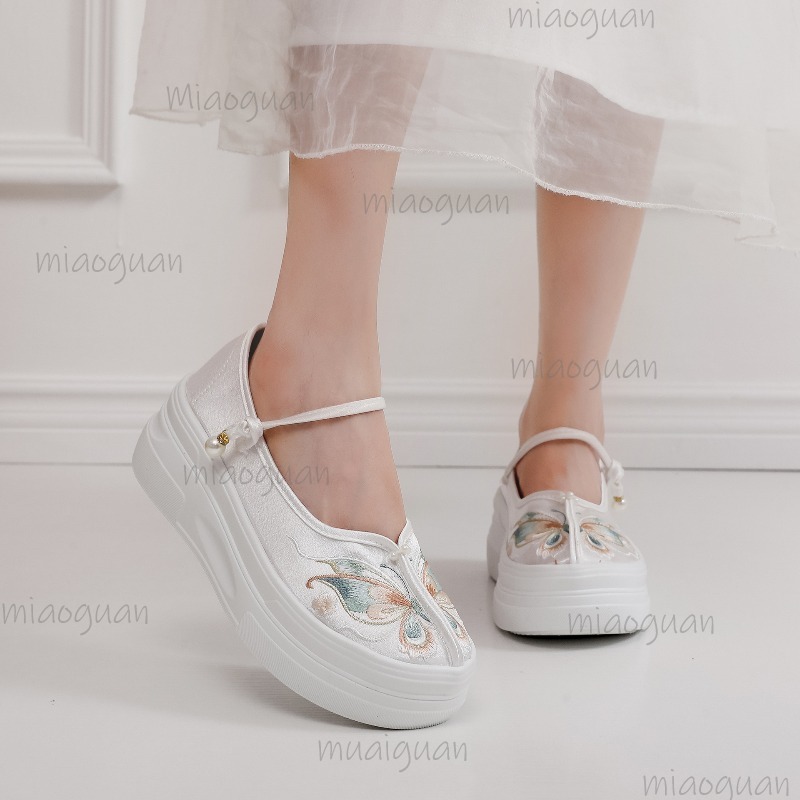 Damskie buty w stylu chińskim, – Embroidery Fabric recenzja i cena