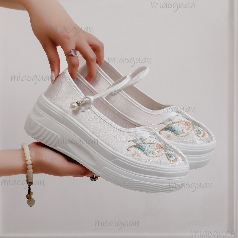 Damskie buty w stylu chińskim, – Embroidery Fabric recenzja i cena