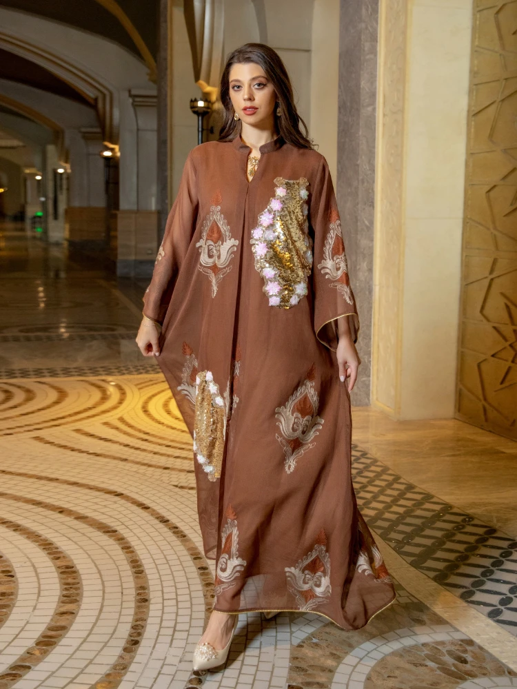 Maroko sukienka dla kobiet muz – Embroidery Abaya recenzja i cena