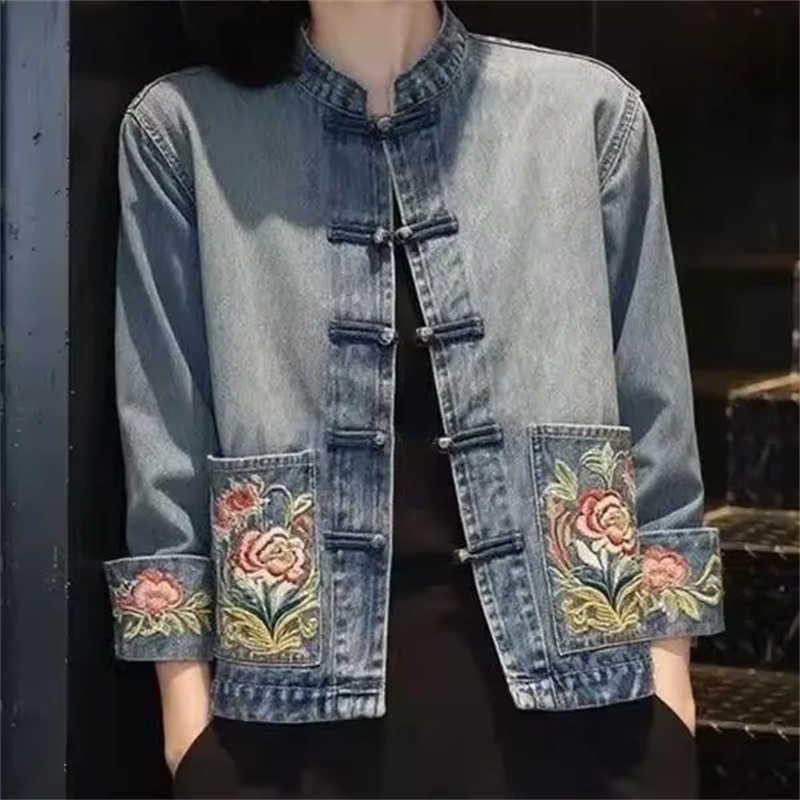 Wiosenno-jesienna, piękna, haf – Embroidery Jacket Jeans recenzja i cena