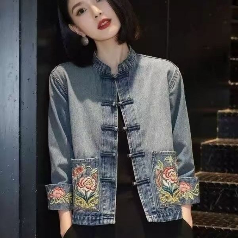 Wiosenno-jesienna, piękna, haf – Embroidery Jacket Jeans recenzja i cena