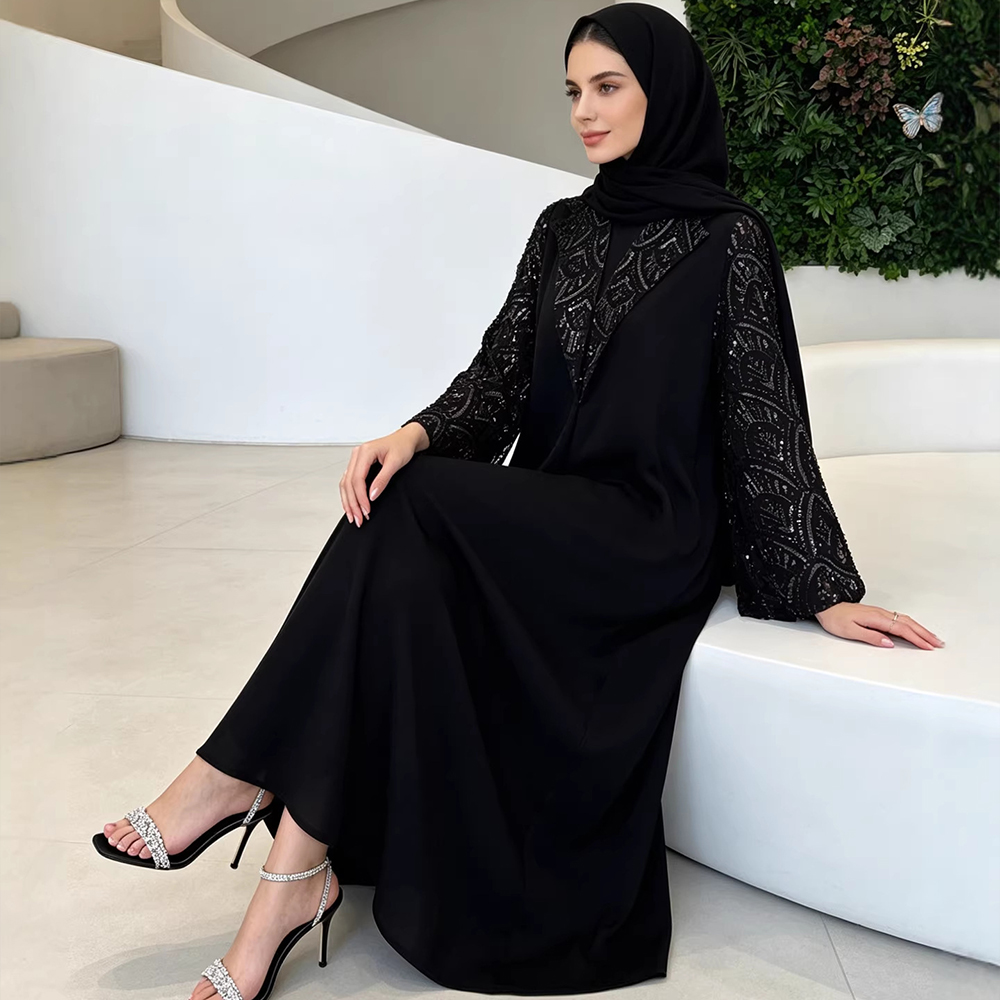 Stroje muzułmańskie damskie, a – Embroidery Abaya recenzja i cena