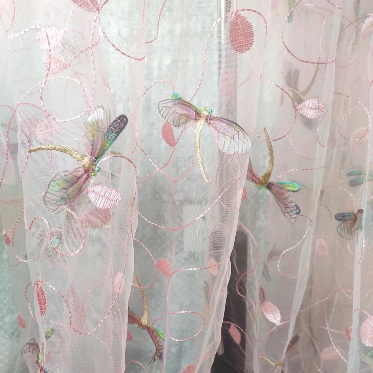 1 jard niebiesko-różowej siate – Embroidery Wedding recenzja i cena