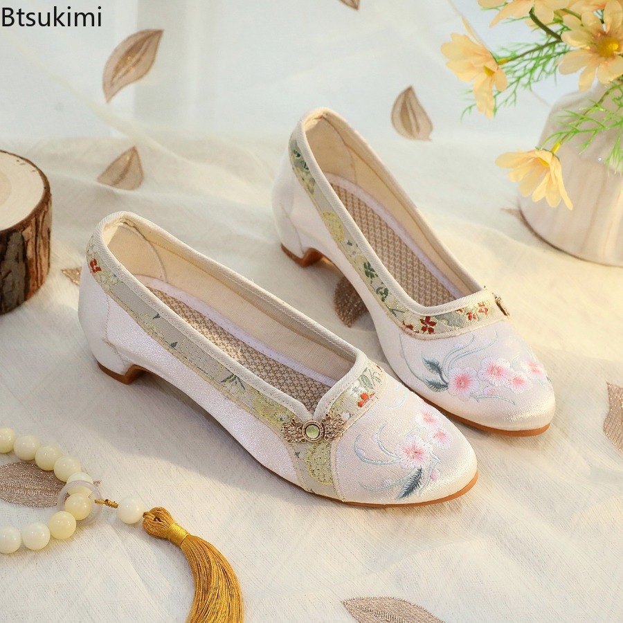 Nowe damskie buty 2026, etnicz – Embroidery Fabric recenzja i cena
