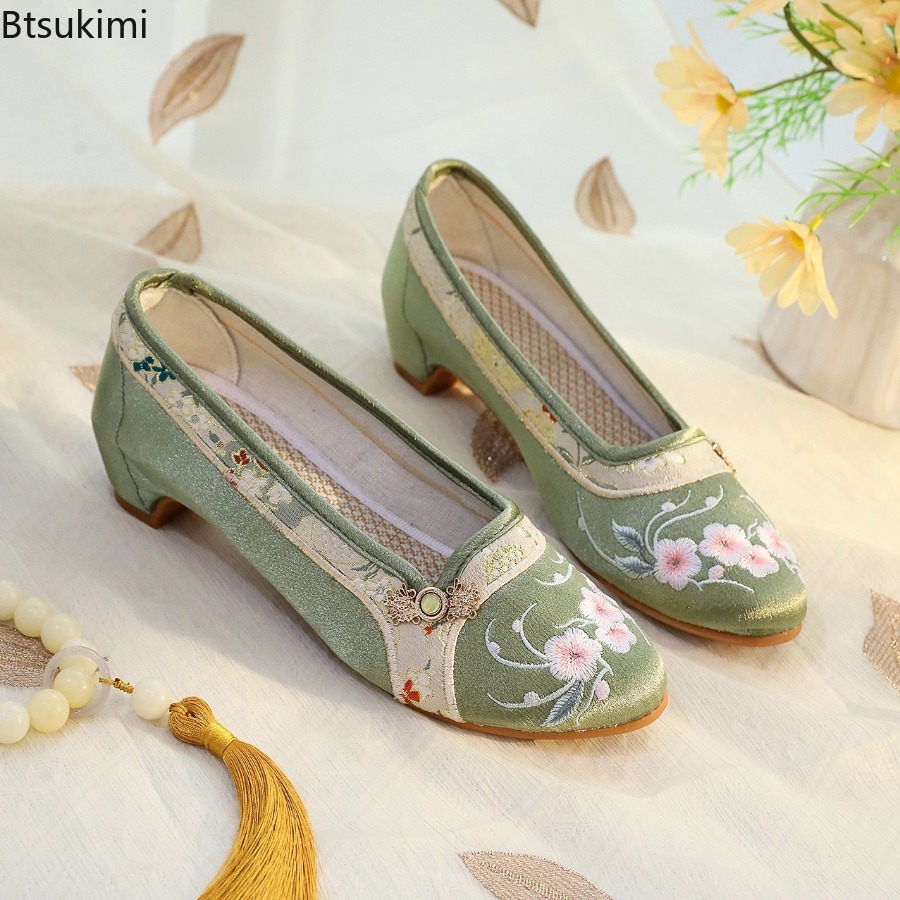 Nowe damskie buty 2026, etnicz – Embroidery Fabric recenzja i cena