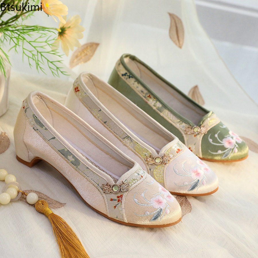 Nowe damskie buty 2026, etnicz – Embroidery Fabric recenzja i cena