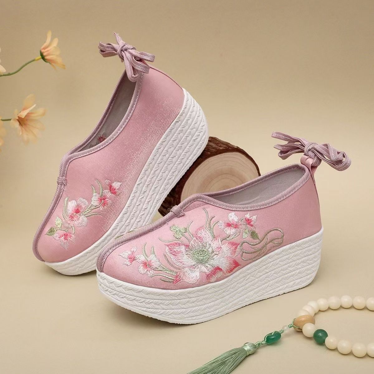 Damskie etniczne buty na kotur – Embroidery Fabric recenzja i cena