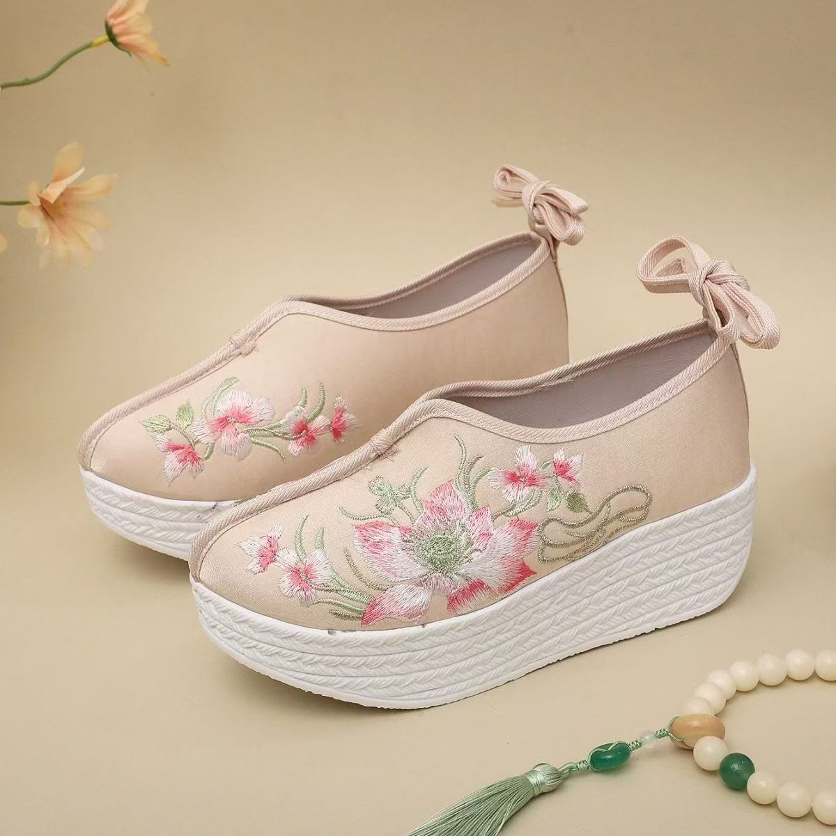Damskie etniczne buty na kotur – Embroidery Fabric recenzja i cena
