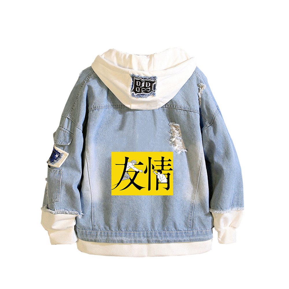Kurtka dżinsowa BANANA FISH An – Embroidery Jacket Jeans recenzja i cena