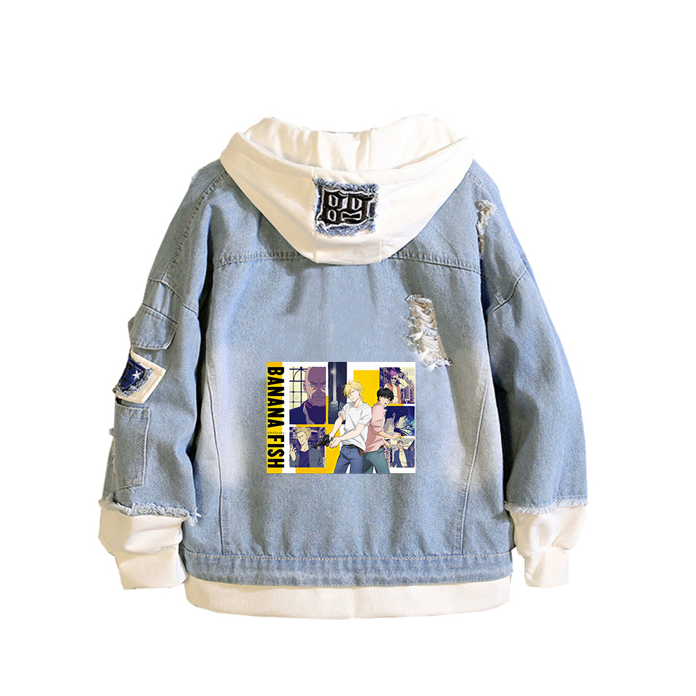 Kurtka dżinsowa BANANA FISH An – Embroidery Jacket Jeans recenzja i cena