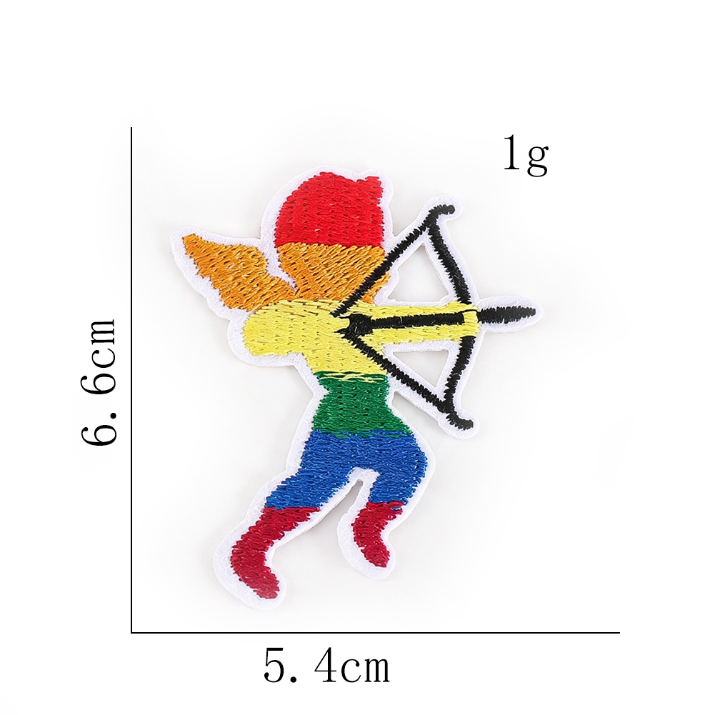 2 szt. tęczowych naszywek z ha – Embroidery Jacket Jeans recenzja i cena