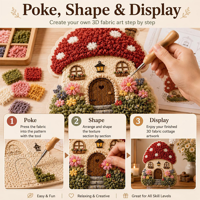 Zestaw DIY do tworzenia trójwy – Embroidery Fabric recenzja i cena