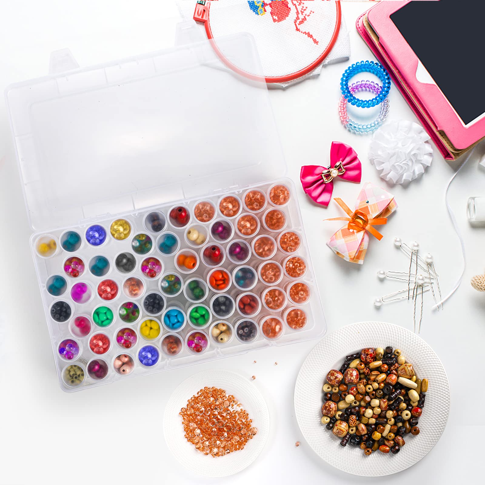 1 szt. Plastikowe pudełko do p – Embroidery Kit Starter recenzja i cena
