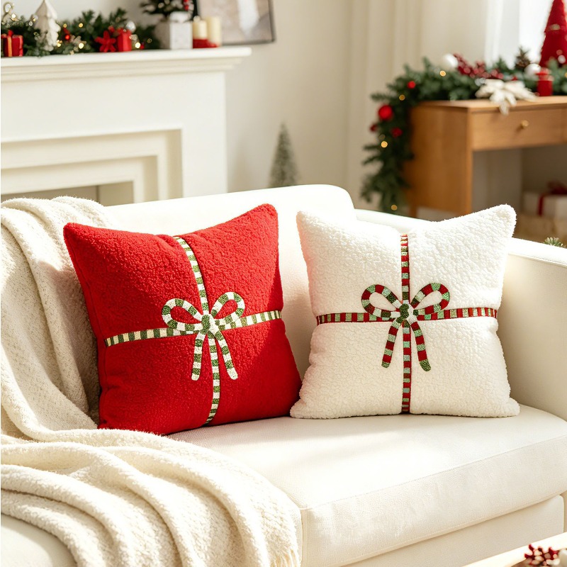 Świąteczna poszewka na poduszk – Embroidery Xmas Decorations recenzja i cena