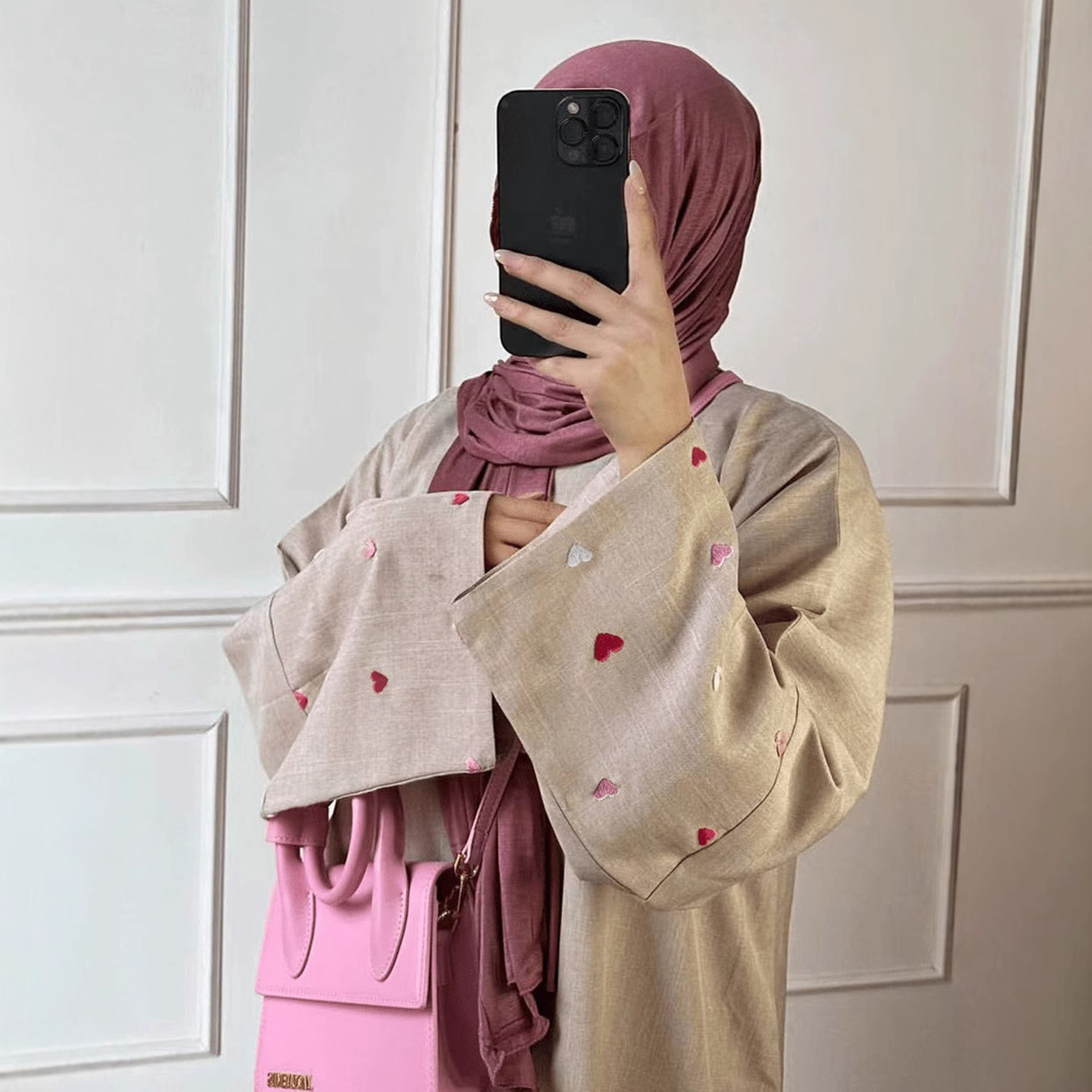 Damska abaja muzułmańska z haf – Embroidery Arabic recenzja i cena