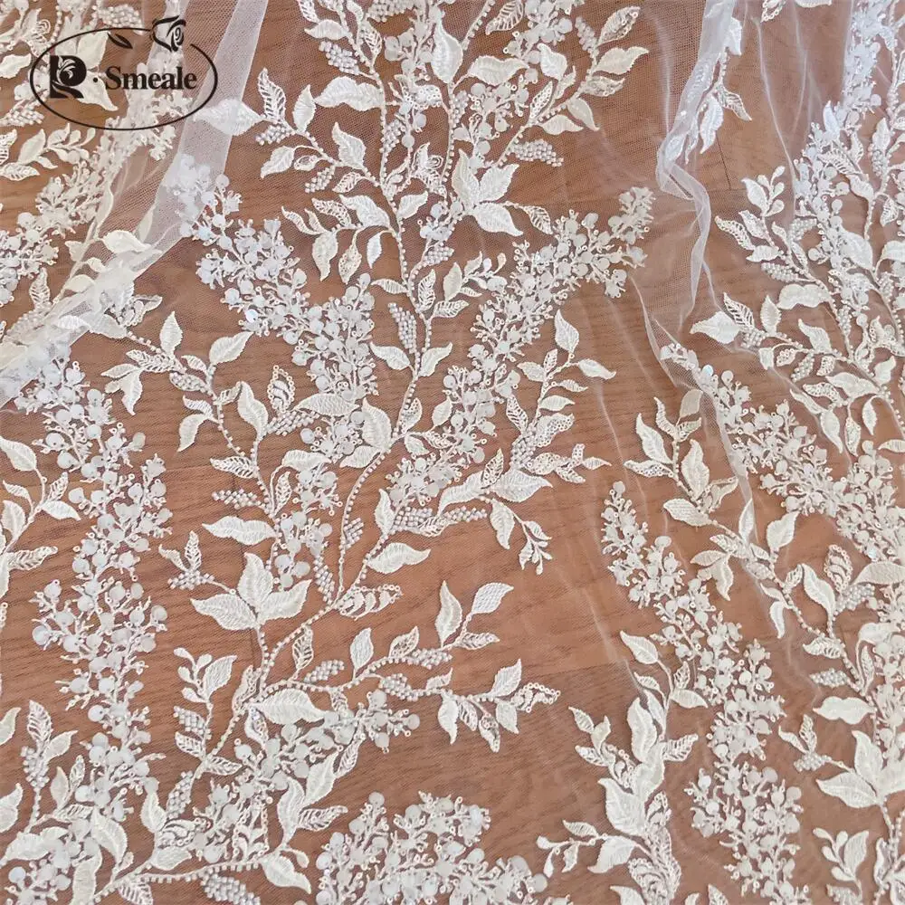 Biała tkanina koronkowa z kwia – Embroidery Abaya recenzja i cena