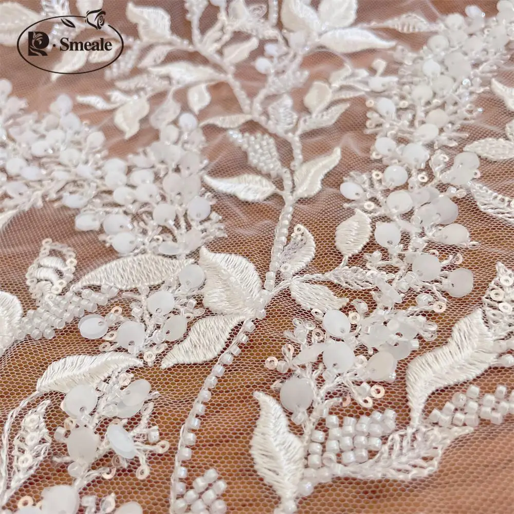 Biała tkanina koronkowa z kwia – Embroidery Abaya recenzja i cena