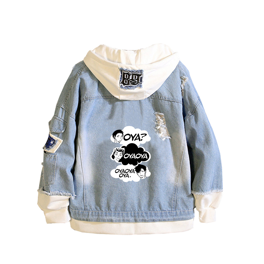 Haikyuu Karasuno VBC Print Wom – Embroidery Jacket Jeans recenzja i cena