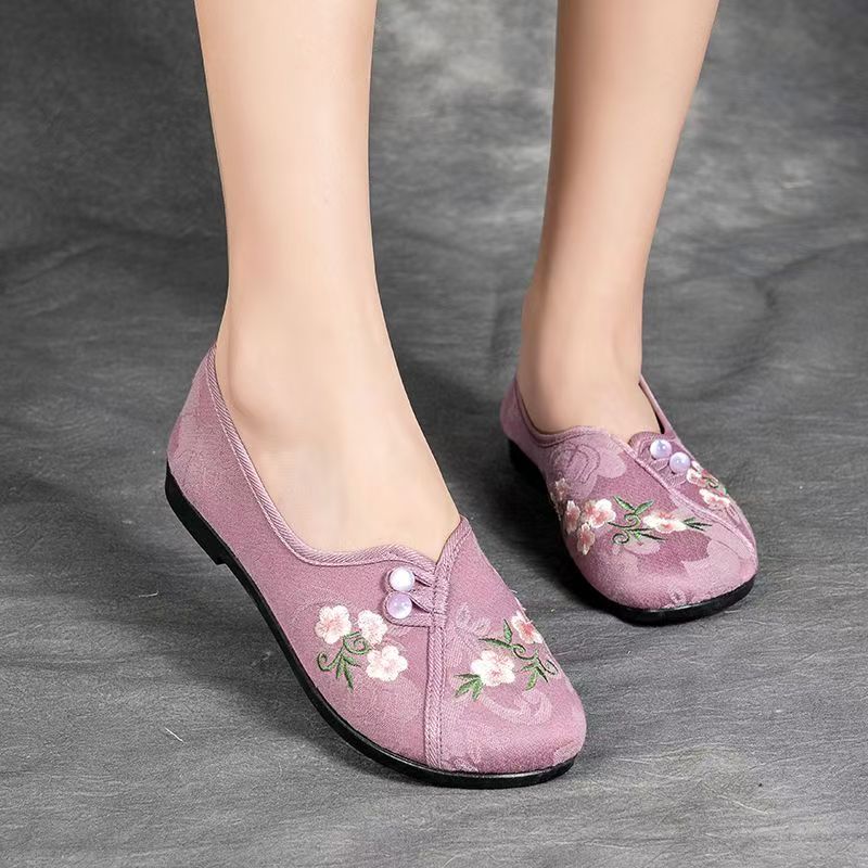 Damskie buty w stylu chińskim  – Embroidery Fabric recenzja i cena