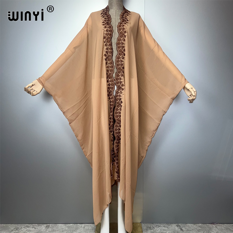 WINYI boho kimono szyfonowy ha – Embroidery Abaya recenzja i cena