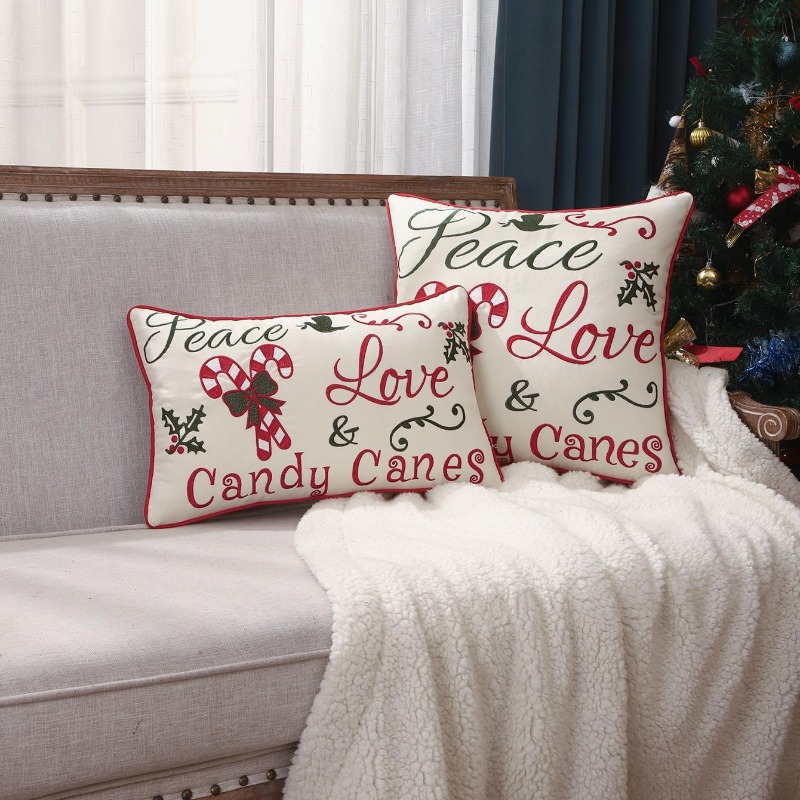 Poszewka na poduszkę świąteczn – Embroidery Xmas Decorations recenzja i cena