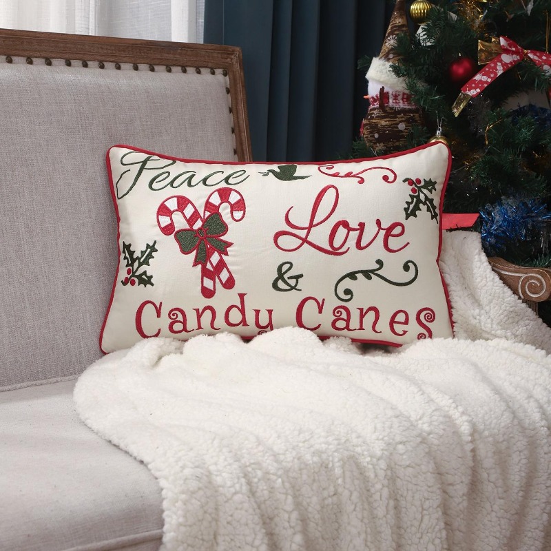 Poszewka na poduszkę świąteczn – Embroidery Xmas Decorations recenzja i cena