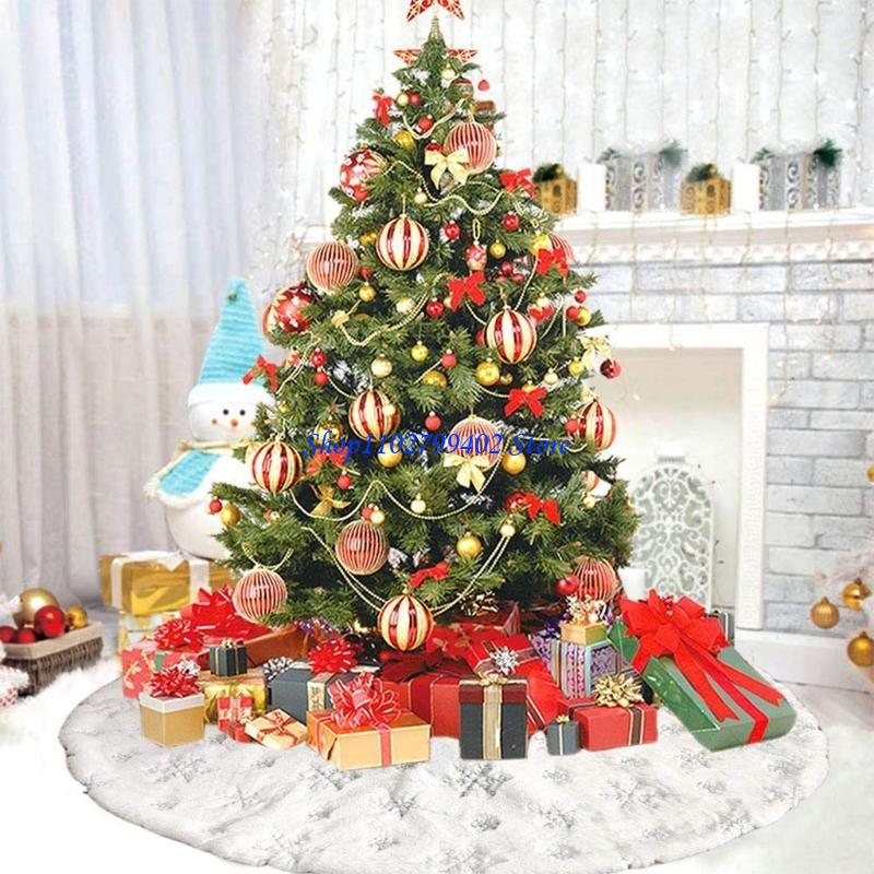 547F Biała pluszowa choinka Oz – Embroidery Xmas Decorations recenzja i cena