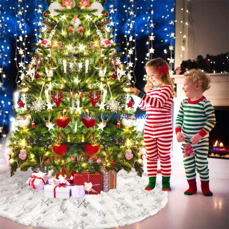 547F Biała pluszowa choinka Oz – Embroidery Xmas Decorations recenzja i cena