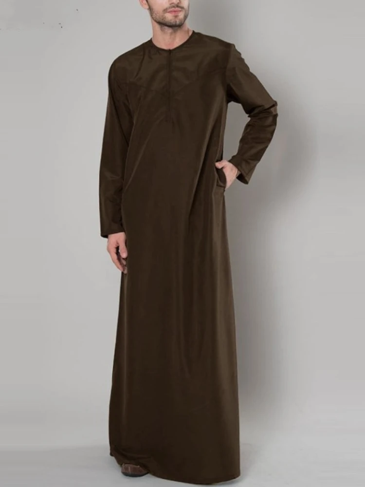 Eid Muslim Jubba Thobe Men Ram – Embroidery Arabic recenzja i cena