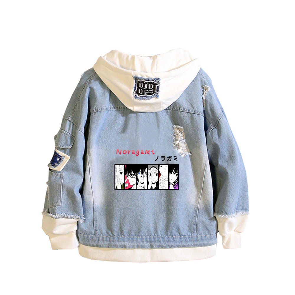 Noragami ARAGOTO Nadruk Damska – Embroidery Jacket Jeans recenzja i cena