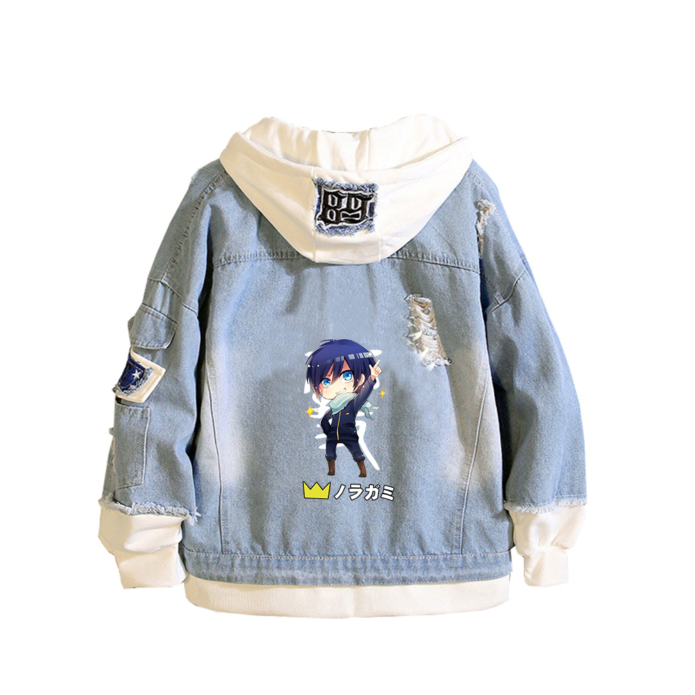 Noragami ARAGOTO Nadruk Damska – Embroidery Jacket Jeans recenzja i cena