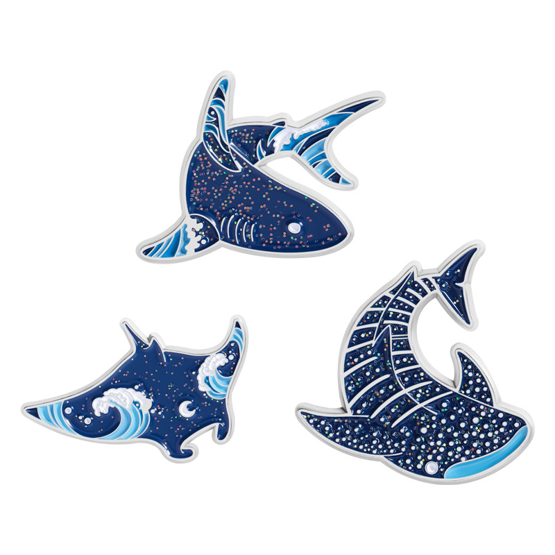 Emaliowane przypinki z motywam – Embroidery Fish recenzja i cena